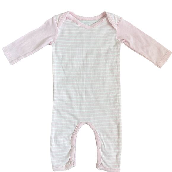 Under The Nile Footless Baby Girl 100% Egyptian Cotton Romper 3-6M - Picture 1 of 6